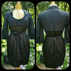 Minden Chan Grown Office Gothic Secretary Dress UTR DESIGNER Wednesday Adams NWT